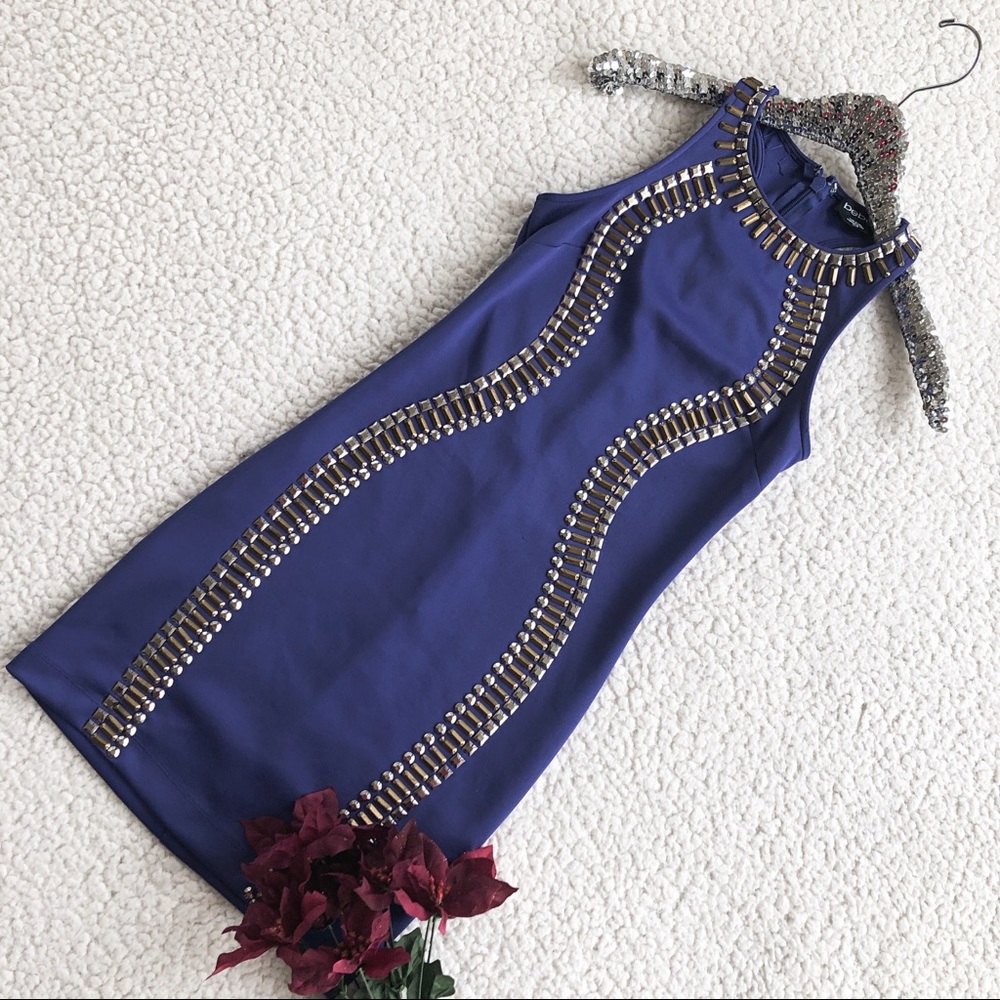 ✨Bebe Beaded Mini Dress